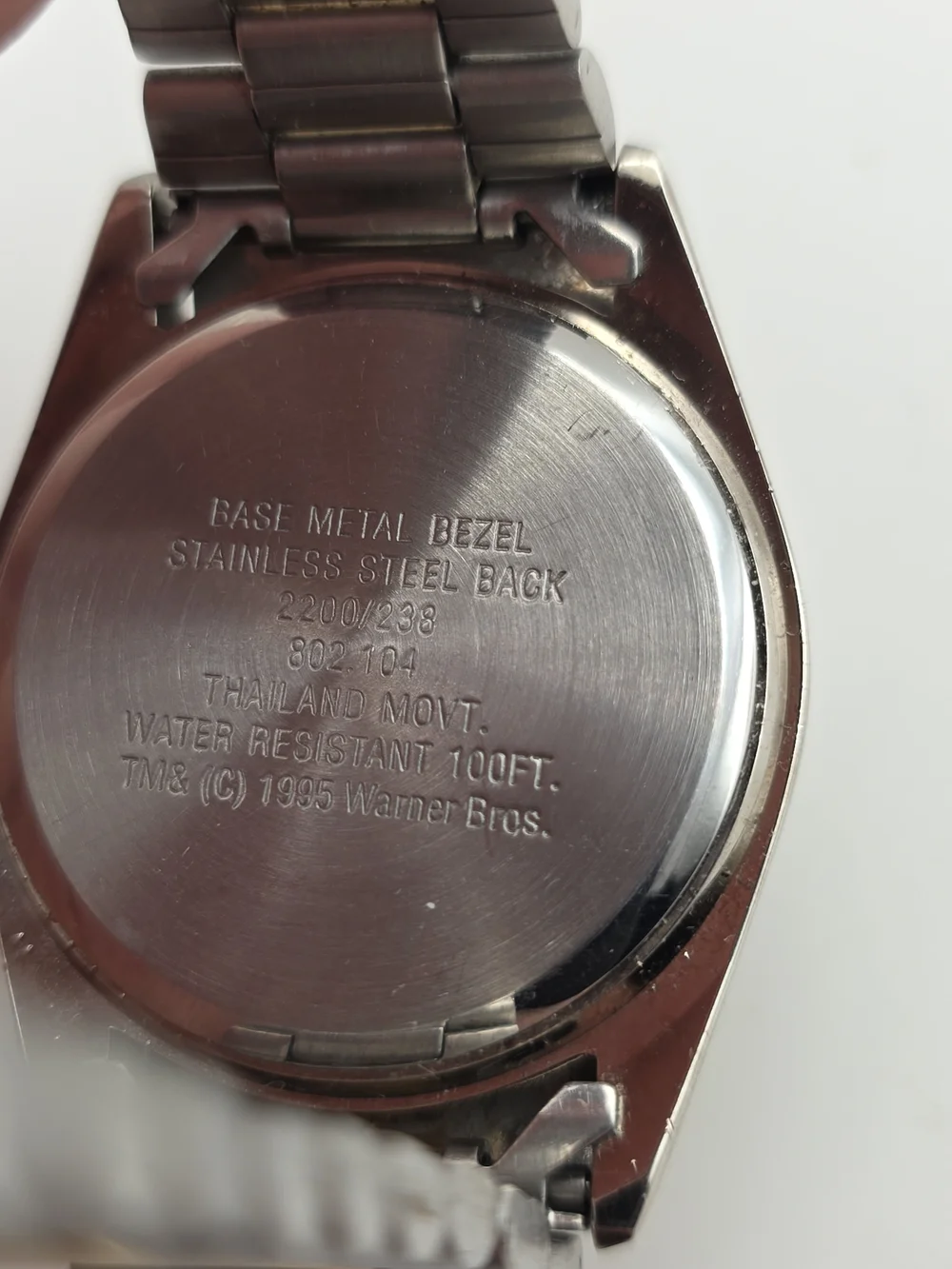 Vintage Armitron 1995 Mens Watch 36mm Taz Looney Tunes Two Tone New Battery